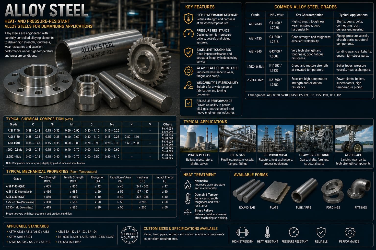Alloy Steel technical data