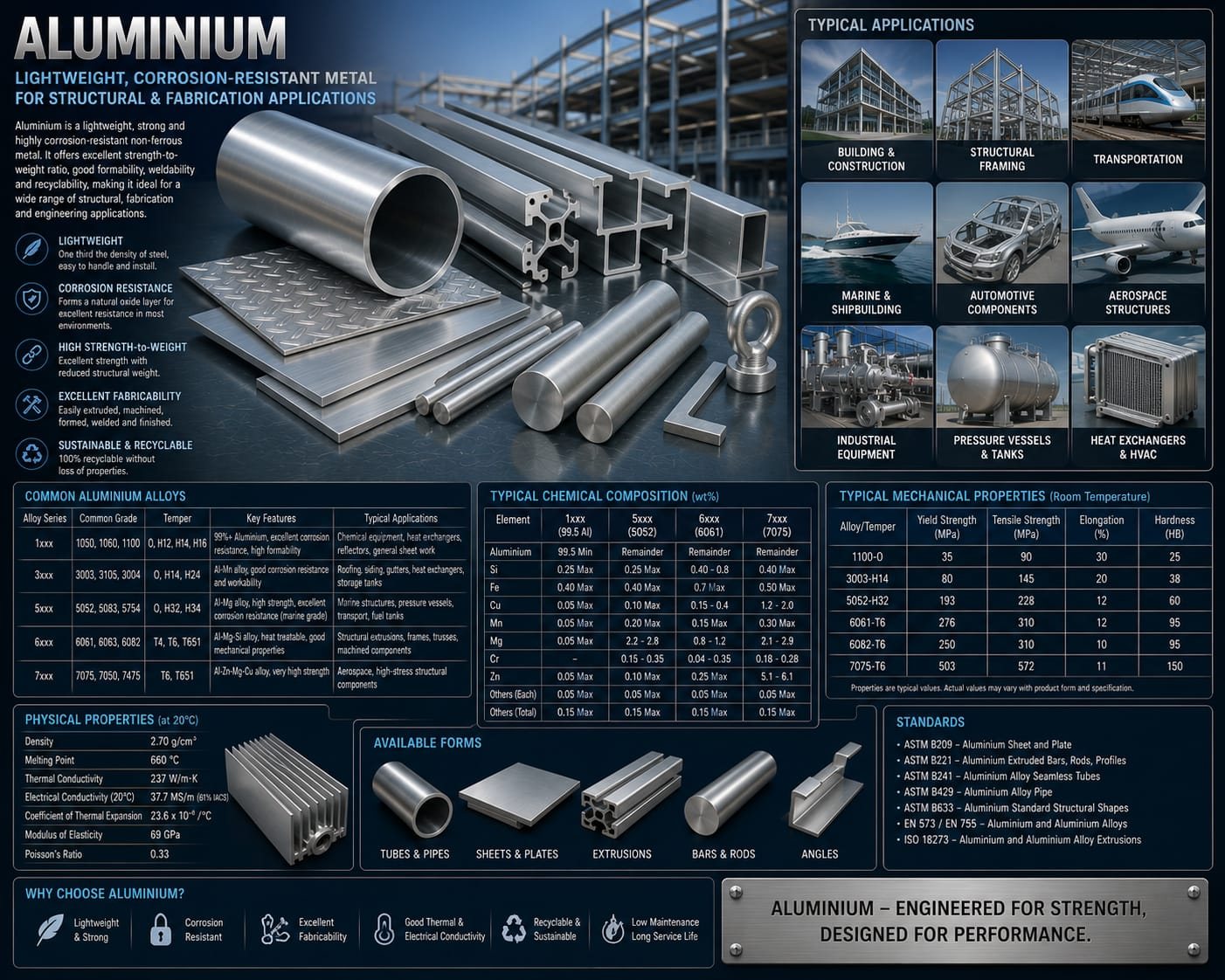 Aluminium technical data