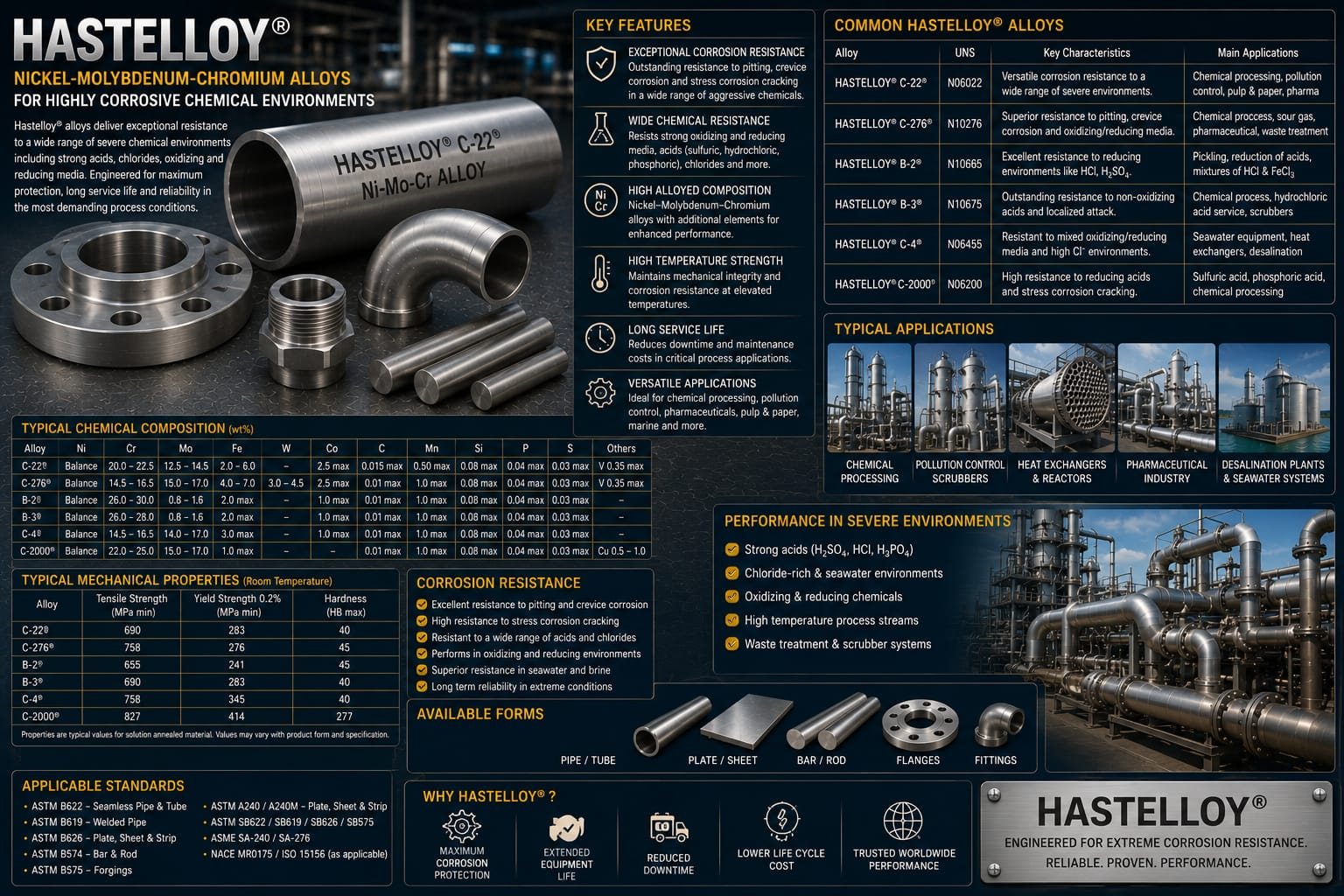 Hastelloy technical data