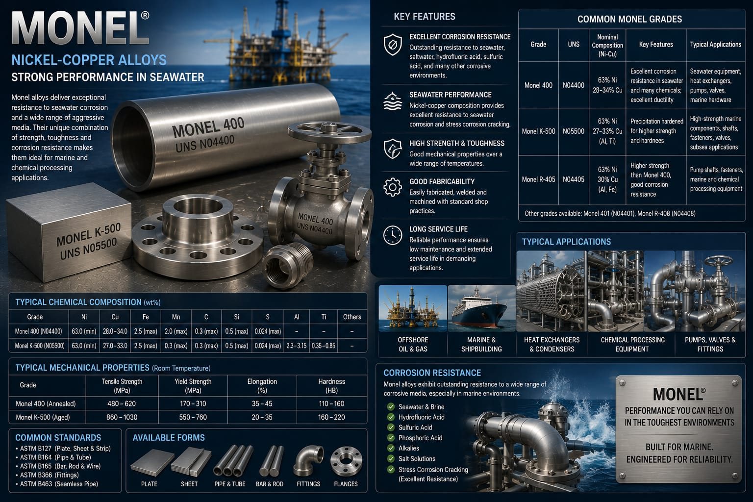 Monel technical data